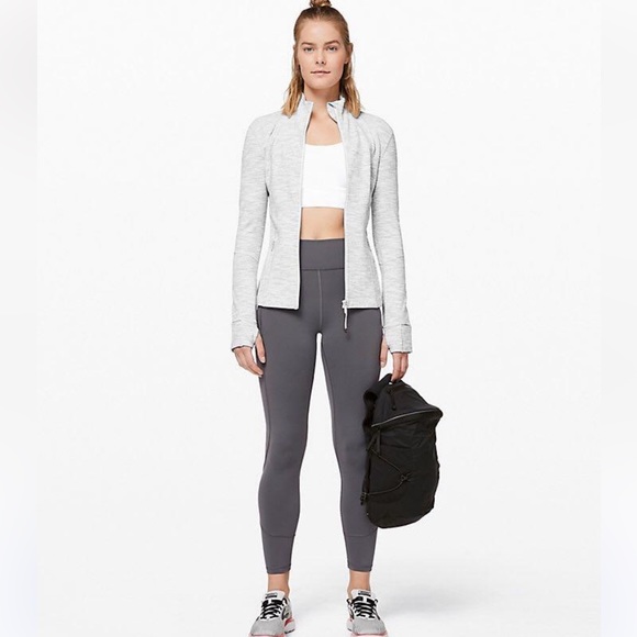 Lululemon Gray Silver Define Women's Jacket Size 8 - Picture 4 of 13